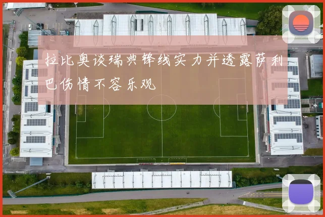 拉比奥谈瑞典锋线实力并透露萨利巴伤情不容乐观
